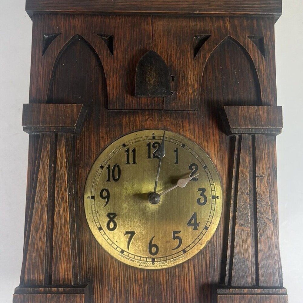 American Cuckoo Clock Co. Mission Style Cuckoo Clock. Very Rare.